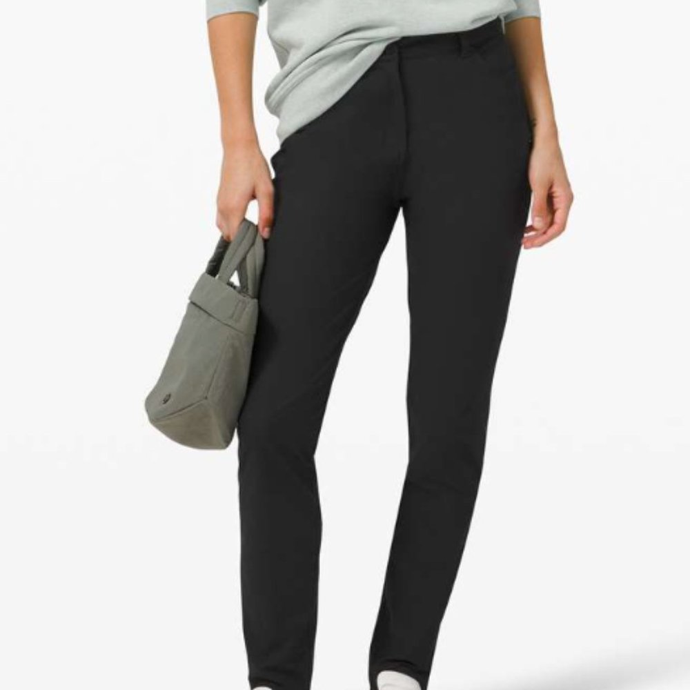 City Sleek Slim-Fit 5 Pocket High-Rise Pant